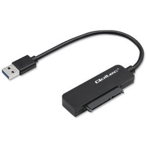 Qoltec Adapter SATA | Przejściówka na dysk SSD HDD 2.5" | USB 3.0 | Super speed 5Gb/s | 2TB