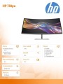 HP Inc. Monitor Pro seria 7 37.5 cala  WQHD+ Thunderbolt 4 - 738pu