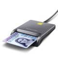 AXAGON Czytnik kart identyfikacyjnych CRE-SM3T USB, kabel 1,3m