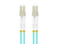 Lanberg Patchcord światłowodowy Mm Lc/Upc-Lc/Upc Duplex 3.0mm 2m Aqua