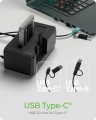 IcyBox Stacja dokująca IB-2924MSCL-C31 Docking &amp; CloneStation                    1x 2,5"/3,5" do 1x M.2 NVMe &amp; M.2 NVMe do M.2 NVMe