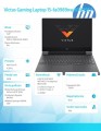 HP Inc. Notebook Victus 15-fa0989nw i5-12450H/512/16/DOS/15/RTX3050 804D9EA