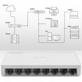 Qoltec SWITCH przełącznik sieciowy 8 x port RJ45 | 1000Mbps | Fast      Ethernet | LAN