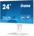 IIYAMA Monitor 24 cale XUB2497HSN-W2 IPS, USB-C Dock, HDMI, DP, 300cd, Pivot, HAS, biały