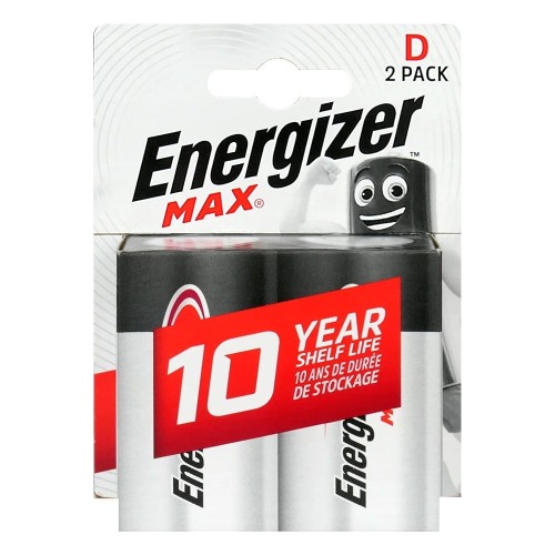 Energizer Baterie alkaliczne LR20/D blister 2szt. ENERGIZER MAX