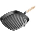 Lamart Patelnia żeliwna grillowa patelnia LT 1063, 24cm