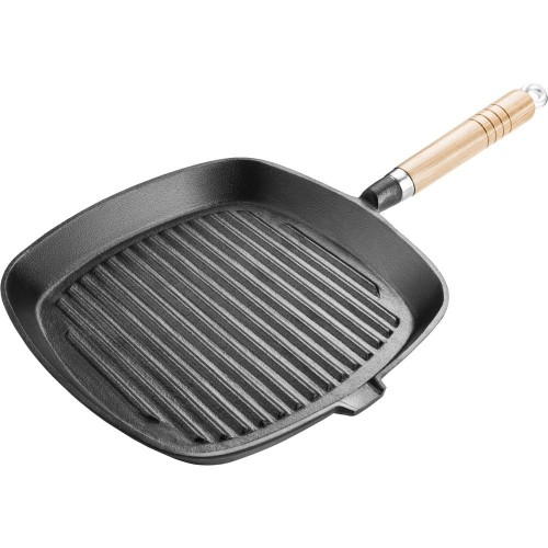 Lamart Patelnia żeliwna grillowa patelnia LT 1063, 24cm
