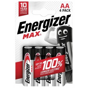 Energizer Baterie alkaliczne LR6/AA MAX blister 4 sztuki