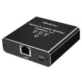 Qoltec Rozdzielacz Splitter Ethernet mini SWITCH 1x3 RJ45 | 1000Mb/s |  USB-C | Aluminium
