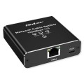 Qoltec Rozdzielacz Splitter Ethernet mini SWITCH 1x3 RJ45 | 1000Mb/s |  USB-C | Aluminium