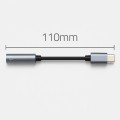 Qoltec Adapter USB-C | Jack 3.5mm | 10 cm