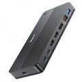 Unitek Stacja dokująca 13w1 USB-C, HDMI 2.1,DP 2.0,RJ45,10GBPs;D1104A01