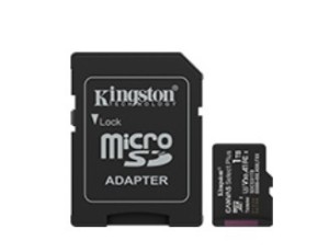 Kingston Karta pamięci microSD   1TB Canvas Select+ G3 150MB/s Adapter