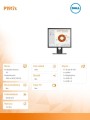 Dell 19'' P1917s LED 5:4/1440x900/VGA/3YPPG