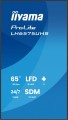 IIYAMA Monitor 65 cali LH6575UHS-B2AG,24/7,IPS,ANDROID.11,4K,  WiFi,         iiSignage2, FailOver, EShare, 24/7, full daisy chain