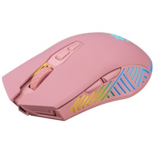 Defender Mysz gamingowa bezprzewodowa PANDORA RF 3200DPI 7P różowa