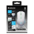 Defender Mysz gamingowa bezprzewodowa PANDORA RF 3200DPI 7P biała