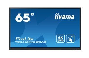IIYAMA Monitor 65 cali TE6512MIS-B4AG  40pkt,IPS,4K,24/7,7H, ANDROID 14, RK3576, 8/128GB, EDLA, Essential