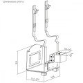 Maclean Uchwyt do CPU MC-116W