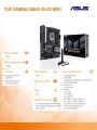 Asus Płyta główna TUF GAMING B860-PLUS WIFI s1851 4DDR5 USBC ATX