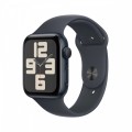 Apple Watch SE GPS, koperta 44 mm z aluminium w kolorze pĂłĹnocy z paskiem sportowym w kolorze pĂłĹnocy - rozmiar S/M