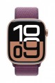 Apple Watch Series 10 GPS, koperta 42 mm z aluminium w kolorze rĂłĹźowego zĹota z opaskÄ sportowÄ w kolorze dojrzaĹej Ĺliwki