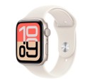 Apple Watch SE 3 GPS+Cellular koperta 40 mm z aluminium w kolorze ksiÄĹźycowej poĹwiaty, pasek sportowy w kolorze ksiÄĹźycowej poĹwiaty - rozmiar M/L