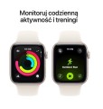 Apple Watch SE 3 GPS+Cellular koperta 44 mm z aluminium w kolorze ksiÄĹźycowej poĹwiaty, pasek sportowy w kolorze ksiÄĹźycowej poĹwiaty - rozmiar M/L