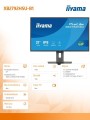 IIYAMA Monitor 27 cali XB2792HSU-B1 IPS,FHD,HDMI,DP,120Hz,350cd,4ms,        cienkie ramki, 1500:1, ErP B, USB HUBx2