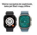 Apple Watch Ultra 3 GPS + Cellular koperta 49 mm z tytanu w kolorze naturalnym, opaska Alpine w kolorze jasnoniebieskim - rozmiar L