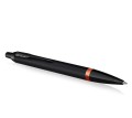 Parker IM Professionals Flame Orange 2172946 – elegancki czarny długopis automatyczny z pomarańczowymi akcentami