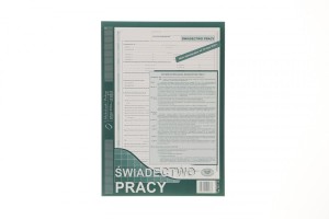 Świadectwo pracy A4 501-1K