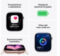 Apple Watch Series 11 GPS+Cellular, koperta 42 mm z aluminium w kolorze różowego złota, pasek sportowy w kolorze łagodnego różu - rozmiar M/L
