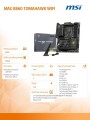 MSI Płyta główna MAG B860 TOMAHAWK WIFI s1851 4DDR5 ATX