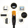 Qoltec Kabel patchcord UTP | kat.6 | 2 x RJ-45 | High speed 1Gb/s |     Pozłacane styki | 25m | Czarny