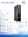 Dell Komputer Dell Pro Micro QCM1250 W11Pro U5 235T/8GB/512GB SSD CL25/WLAN+BT/Kb/90W/TPM/3YPS