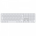 Apple Klawiatura Magic Keyboard z Touch ID i polem numerycznym dla modeli Maca z czipem Apple - angielski (międzynarodowy) - białe klawisze