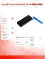 Verbatim Dysk SSD Pocket 1000GB M.2 1TB 1000Mb/s  32191