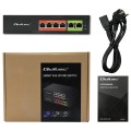 Qoltec Przełącznik sieciowy SWITCH FAST Ethernet PoE | 4x RJ45 |  2x    RJ45 Uplink | 65W | 10/100Mb/s