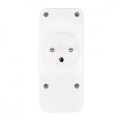 Maclean Rozdzielacz na 3 gniazda MCE248 F/W 2xUSB-A 2xUSB-C biały