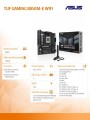 Asus Płyta główna TUF GAMING B850M-E WIFI 4DDR5 DP/HDMI mATX