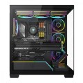 MODECOM Obudowa PC VOLCANO STELLAR PLUS ARGB MIDI 8F Czarna