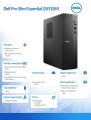 Dell Komputer Dell Pro Slim Essential QVS1260 Win11Pro i3-14100/8GB/512GB SSD/Intel UHD 730/WLAN+BT/Kb/Mouse/3YPS