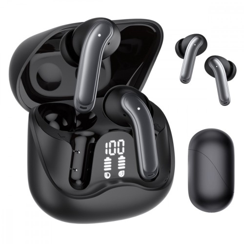 Audiocore Słuchawki bezprzewodowe AC591 PRO ANC , ENC, 6 mikrofonów, etui ładujące