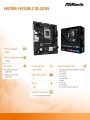 ASRock Płyta główna H610M-HVS/M.2 D5 GEN5 s1700 2DDR5 DP/HDMI mATX