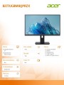 Acer Monitor 27 cali B277UGBMIIQPRZX QHD IPS 120Hz 2HDMI DP