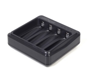 Gembird Ładowarka USB do akumulatorów AA/AAA, czarna