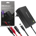 Qoltec Ładowarka do akumulatora AGM GEL | Prostownik 12V | 2A | 24W |   5.5x2.1 | kabel 1.8m