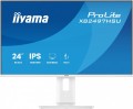 IIYAMA Monitor ProLite 23.8 cala XB2497HSU-W1  IPS,FHD,HDMI,DP,120Hz,350CD,2xUSBv3.2, 2xUSB-C, GW 5lat, HAS 150/PIVOT, BIAŁY
