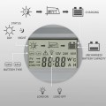 Qoltec Solarny regulator ładowania MPPT z czujnikiem temperatury 60A |  12V/24V | LCD | Bluetooth | APP | GEL | LiFePO4